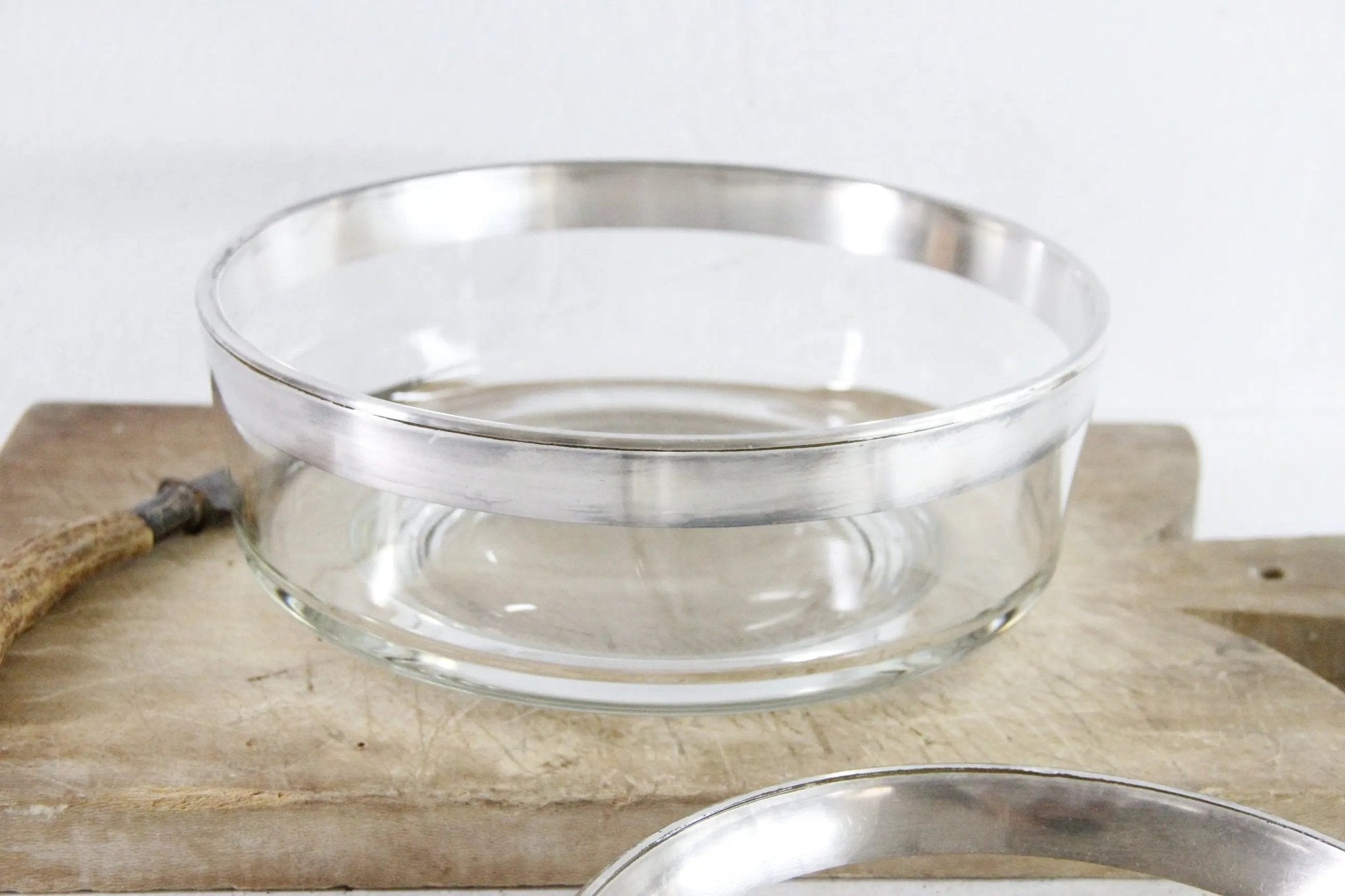 Dorothy Thorpe Bowl | Assorted Midcentury Silver Band - Debra Hall Lifestyle