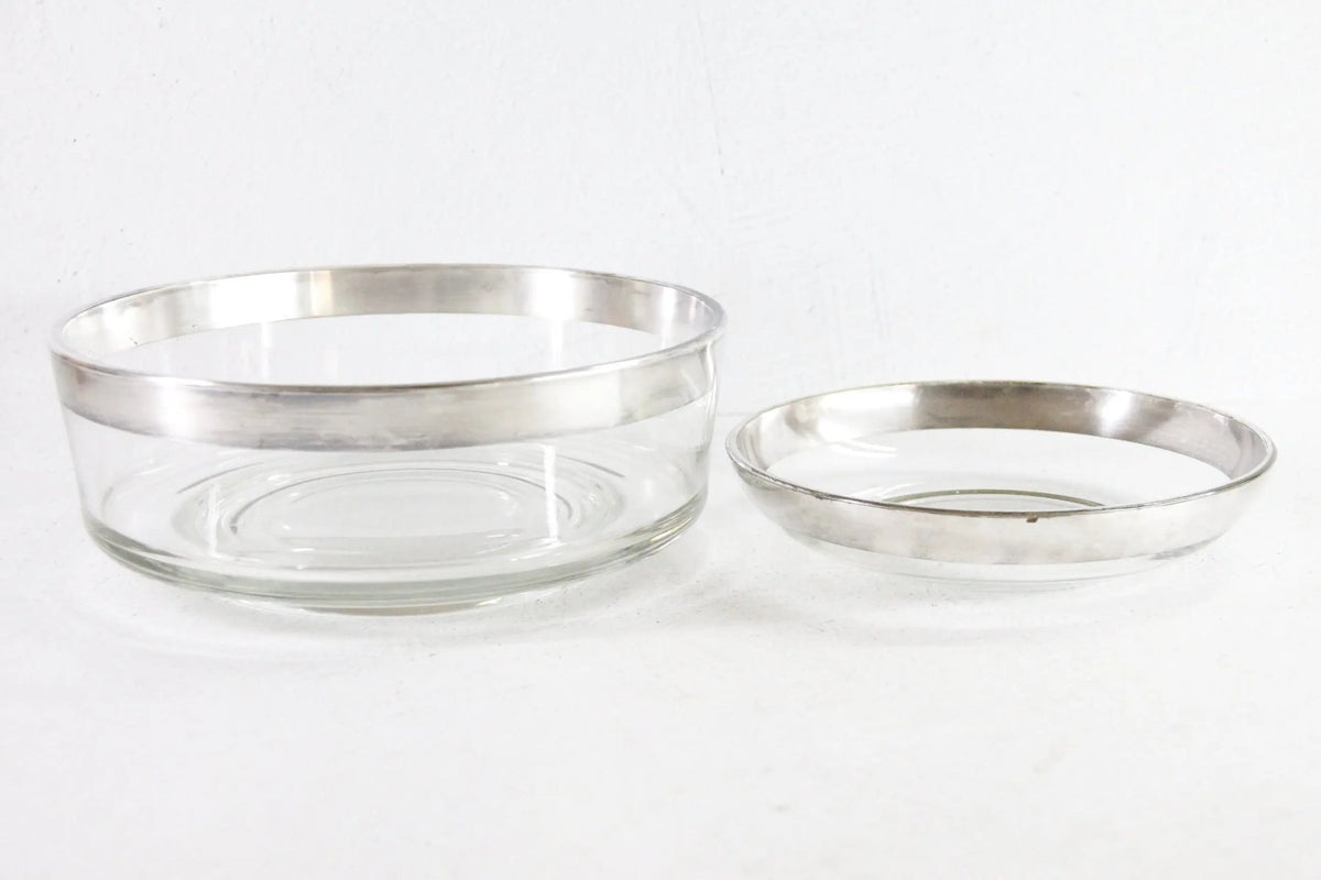 Dorothy Thorpe Bowl | Assorted Midcentury Silver Band - Debra Hall Lifestyle