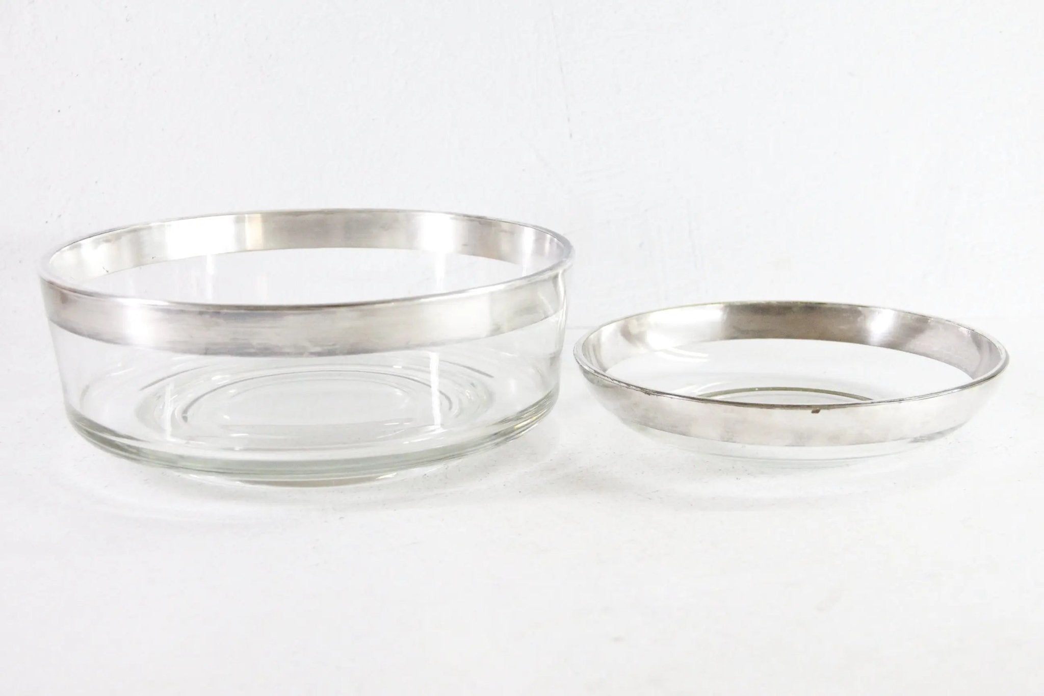 Dorothy Thorpe Bowl | Assorted Midcentury Silver Band - Debra Hall Lifestyle