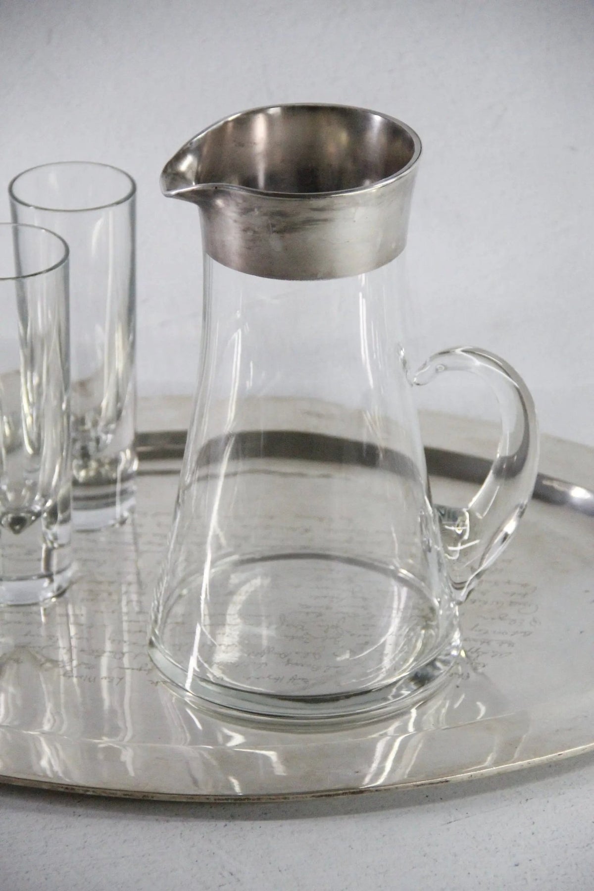 Dorothy Thorpe Pitcher | 64Oz Cocktail With Sterling Band - Debra Hall Lifestyle