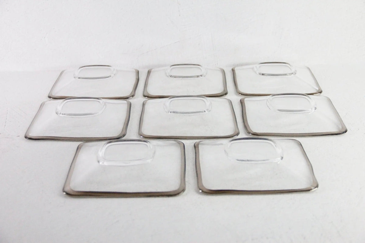 Dorothy Thorpe Plate Midcentury Modern Square 6" Bread/Dessert - Debra Hall Lifestyle
