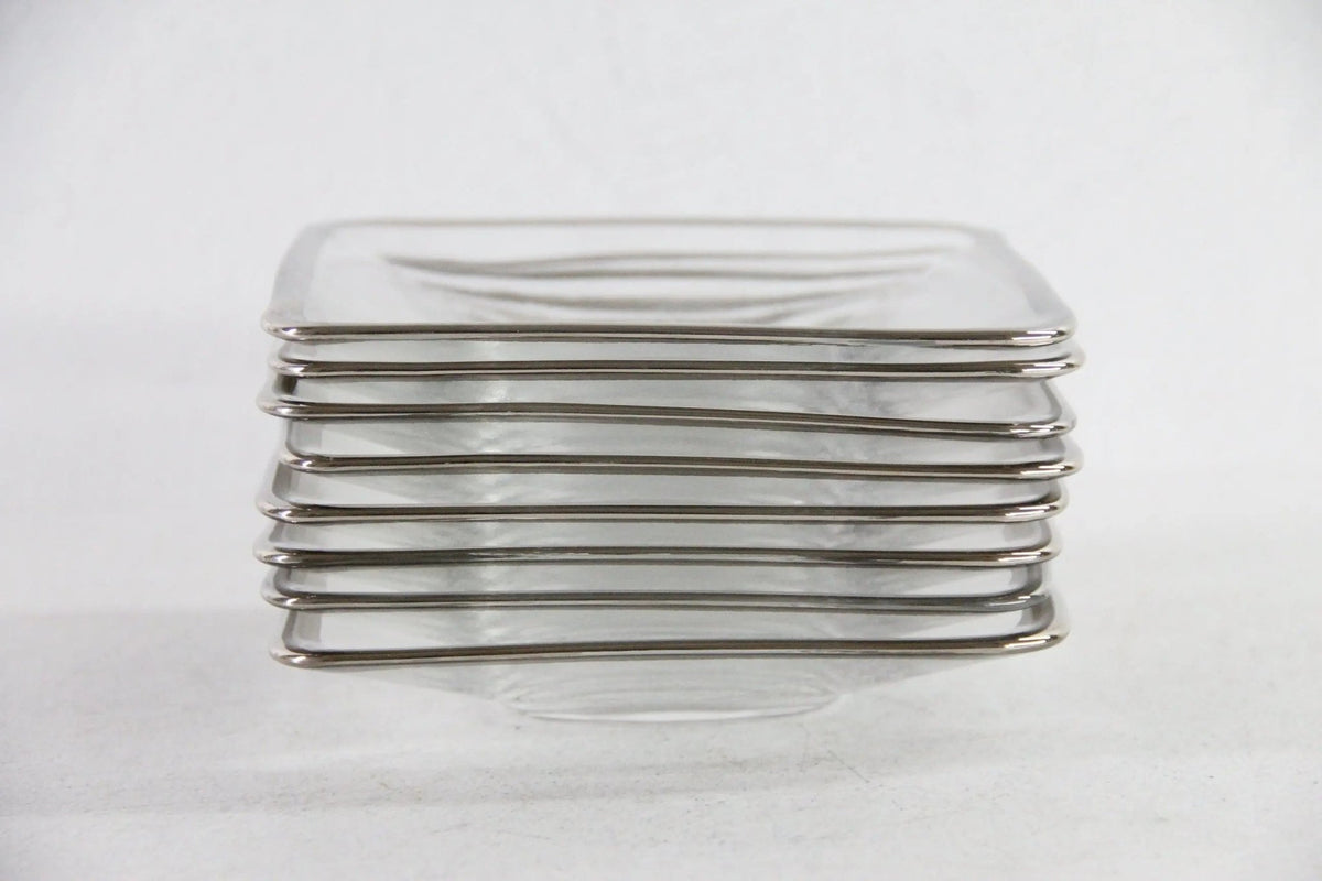 Dorothy Thorpe Plate Midcentury Modern Square 6" Bread/Dessert - Debra Hall Lifestyle