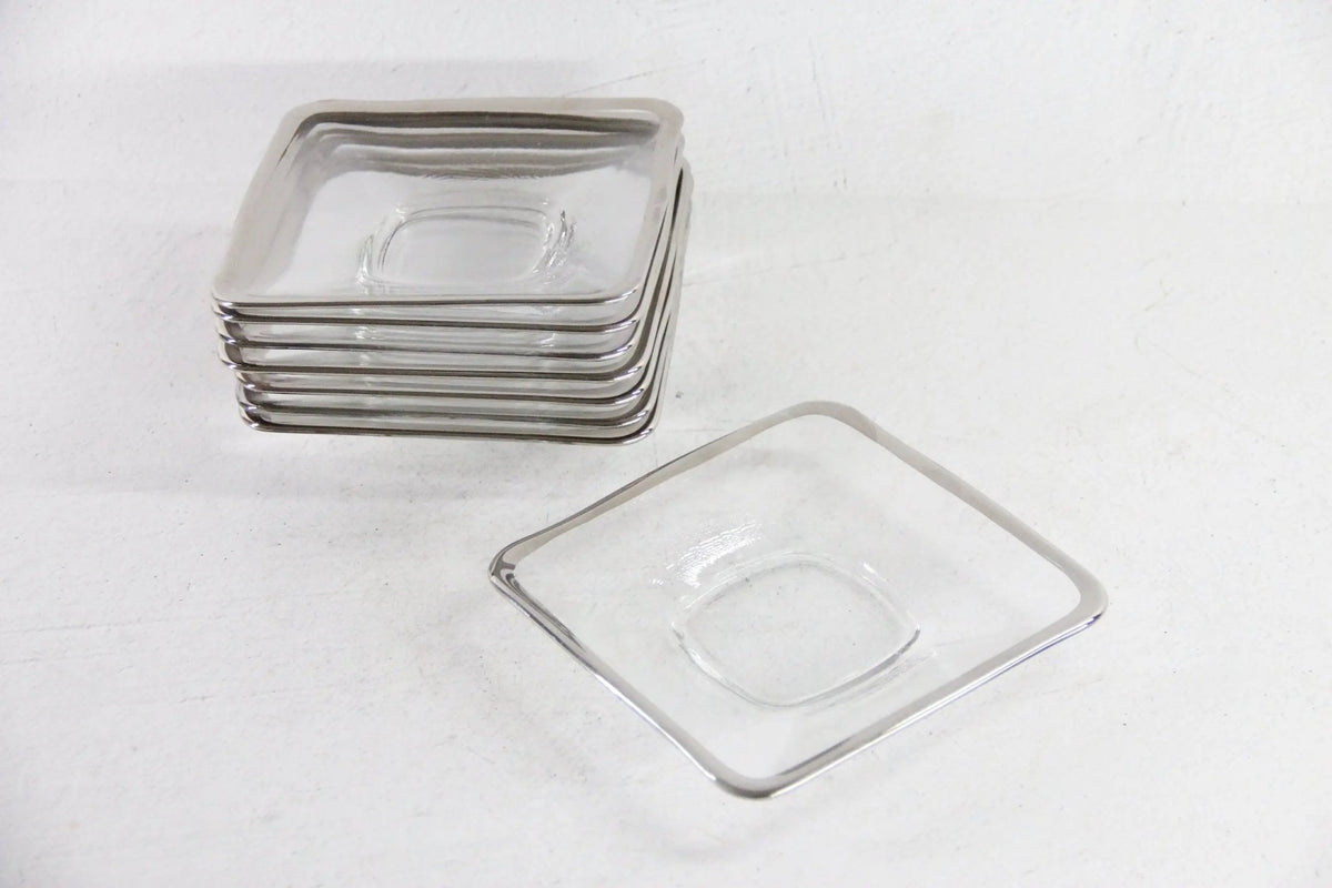 Dorothy Thorpe Plate Midcentury Modern Square 6" Bread/Dessert - Debra Hall Lifestyle