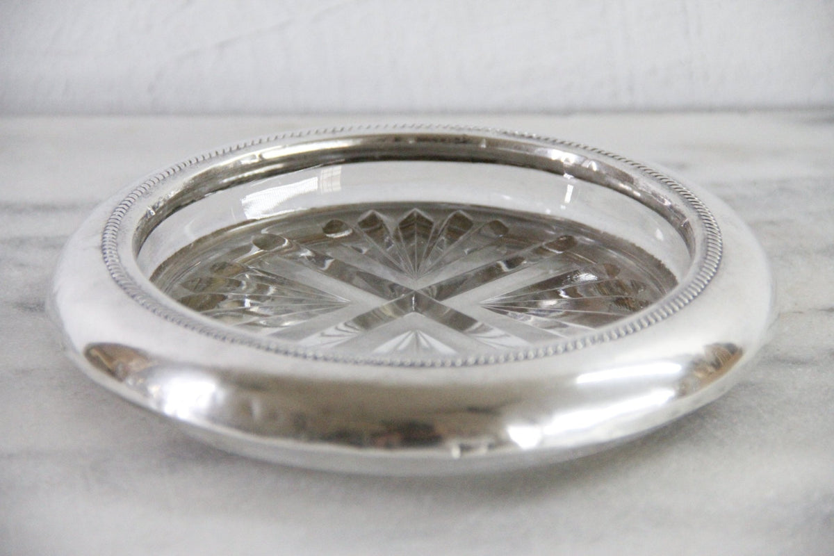 F.B. Rogers Sterling Silver Wine Bottle Coaster | XL 7" - Debra Hall Lifestyle