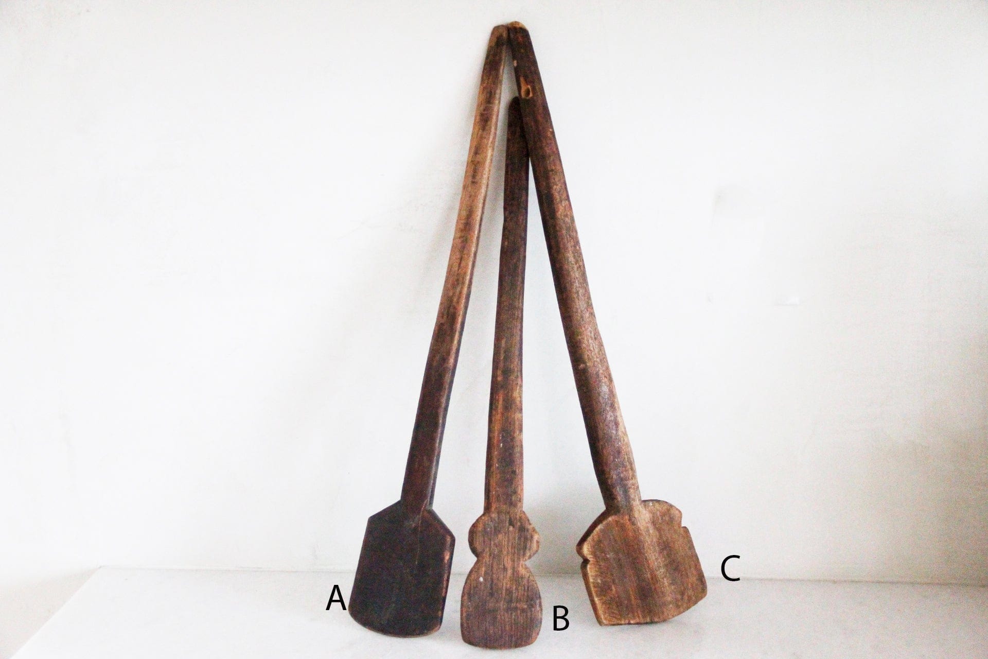 Found XL Wood Kitchen Spoon |  Antique Paddle Kitchen Tools & Utensils