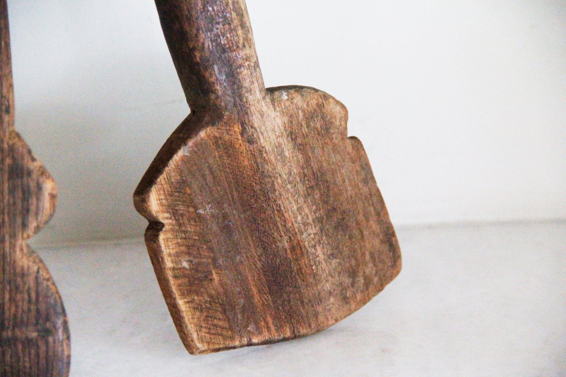 Found XL Wood Kitchen Spoon |  Antique Paddle Kitchen Tools & Utensils