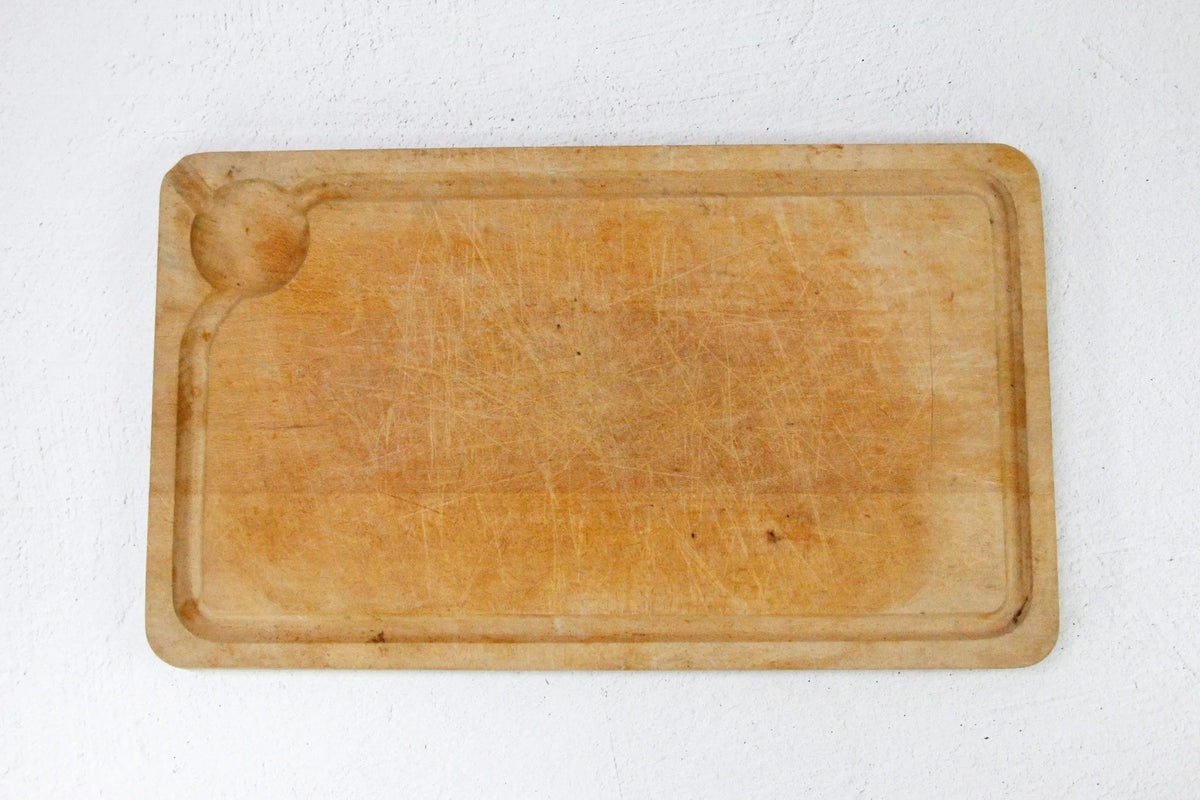 French Bread Board | Vintage Meat Carving-Cutting Board - Debra Hall Lifestyle