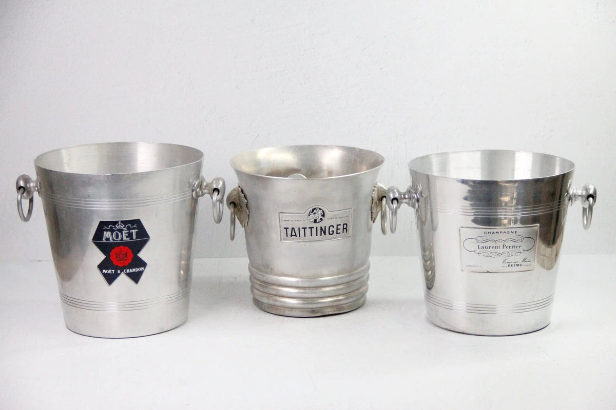 French Champagne Bucket Magnum Chiller-Vintage Bar Decor - Debra Hall Lifestyle