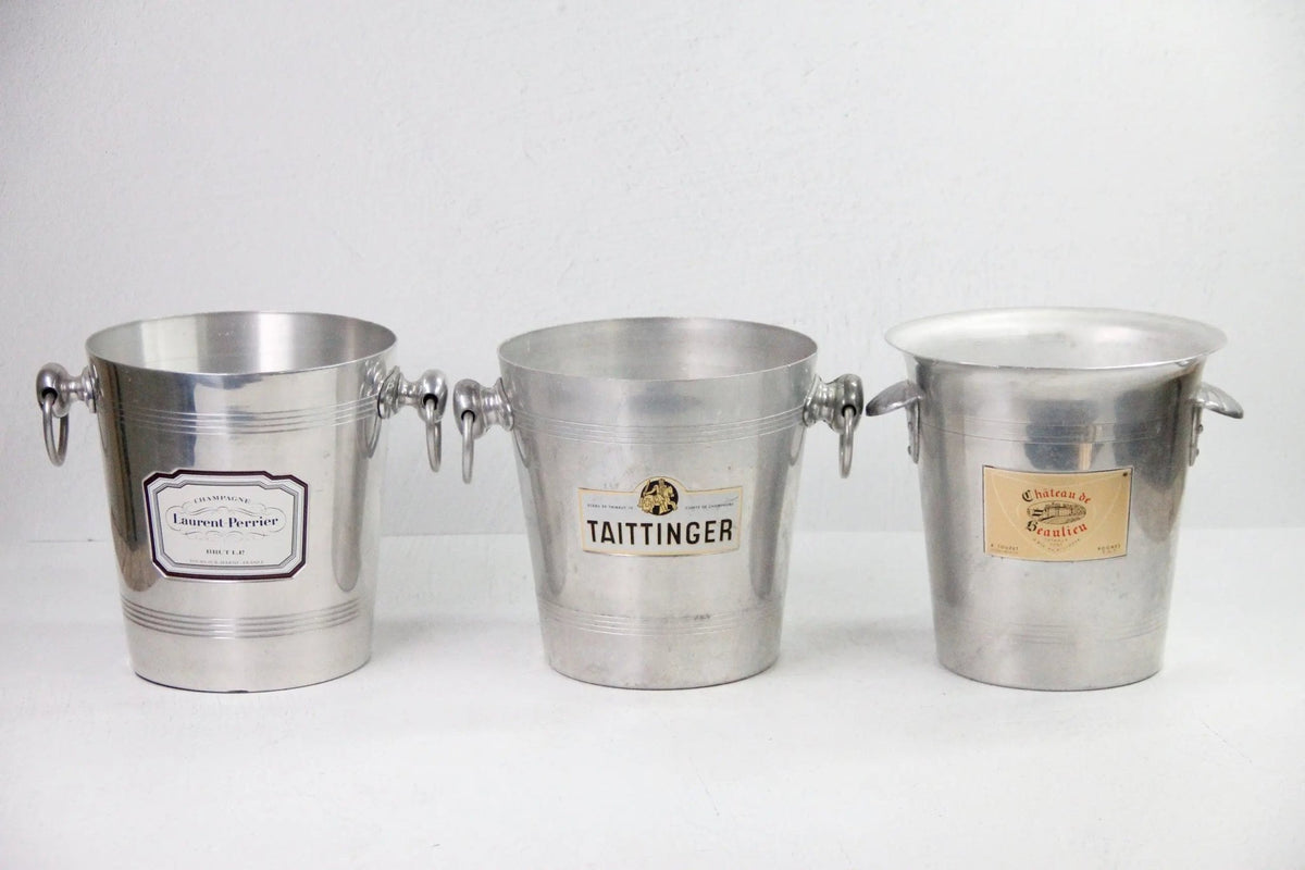 French Champagne Bucket Vintage | Chiller-Bar Decor - Debra Hall Lifestyle