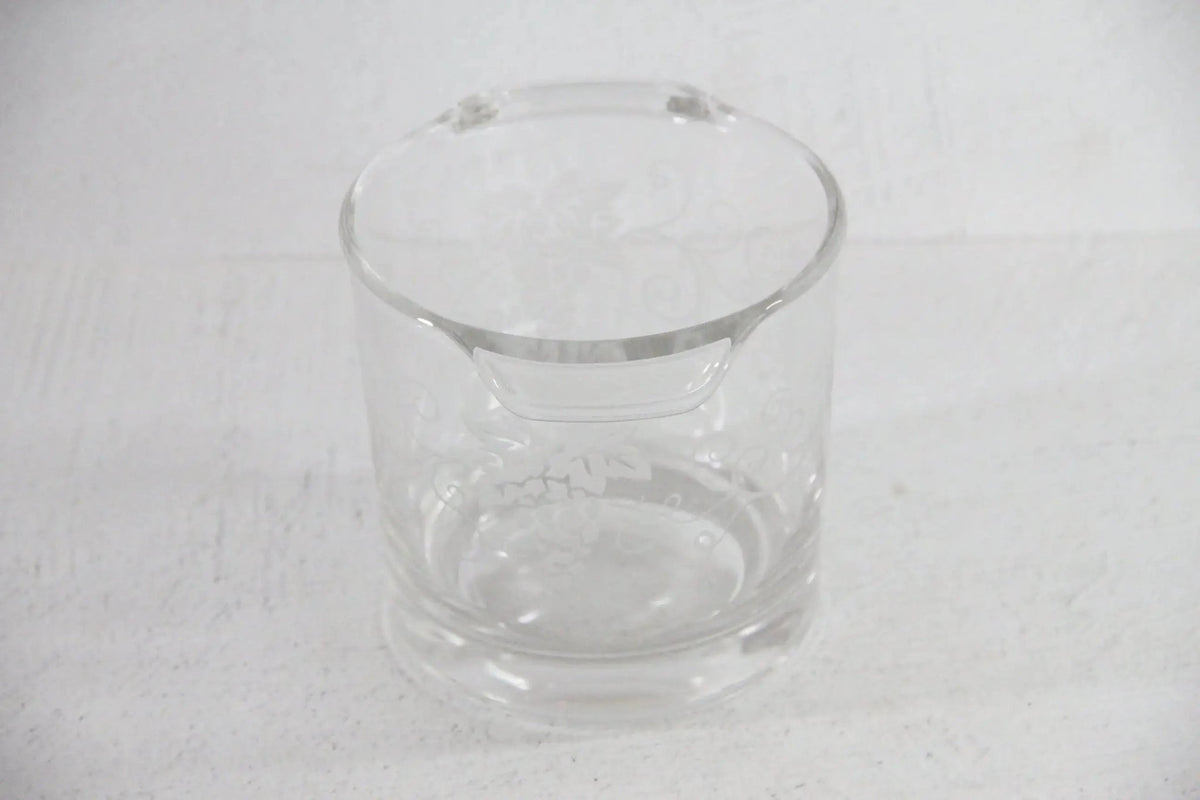 French Champagne Bucket Vintage | Etched Grapes - Debra Hall Lifestyle