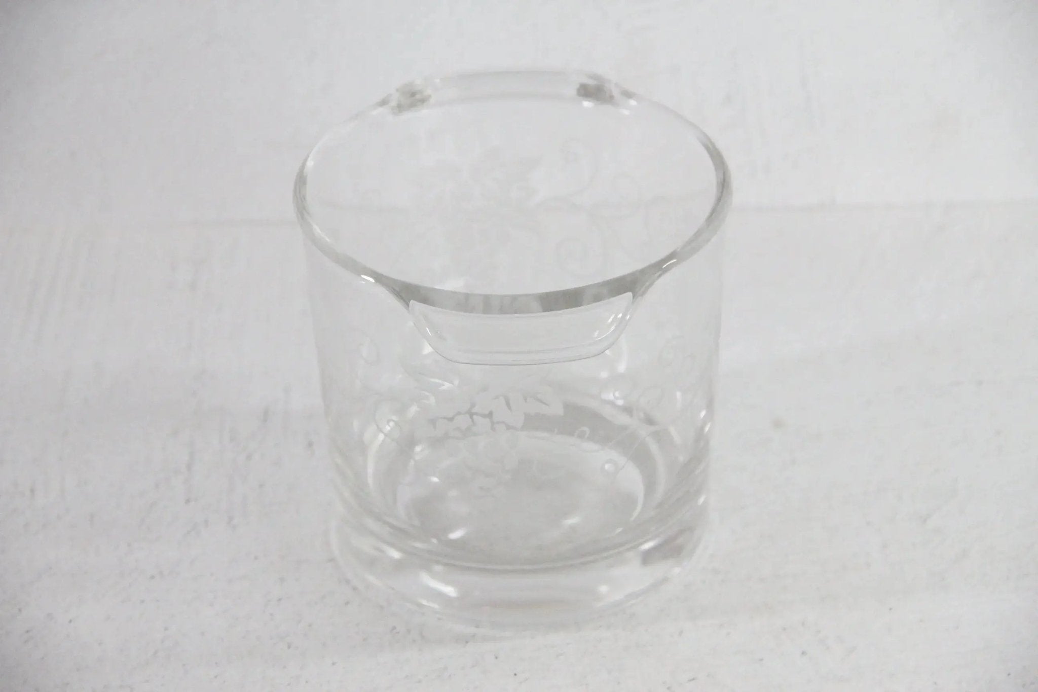 French Champagne Bucket Vintage | Etched Grapes - Debra Hall Lifestyle