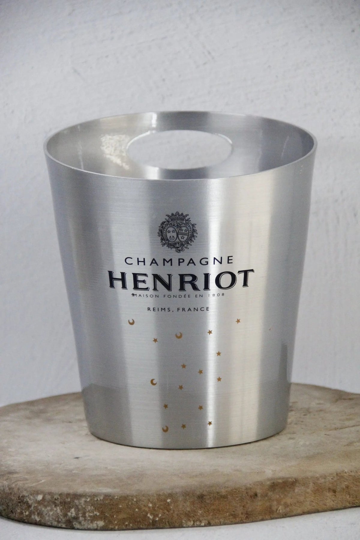 French Champagne Bucket Vintage-Henriot Wine Chiller - Debra Hall Lifestyle