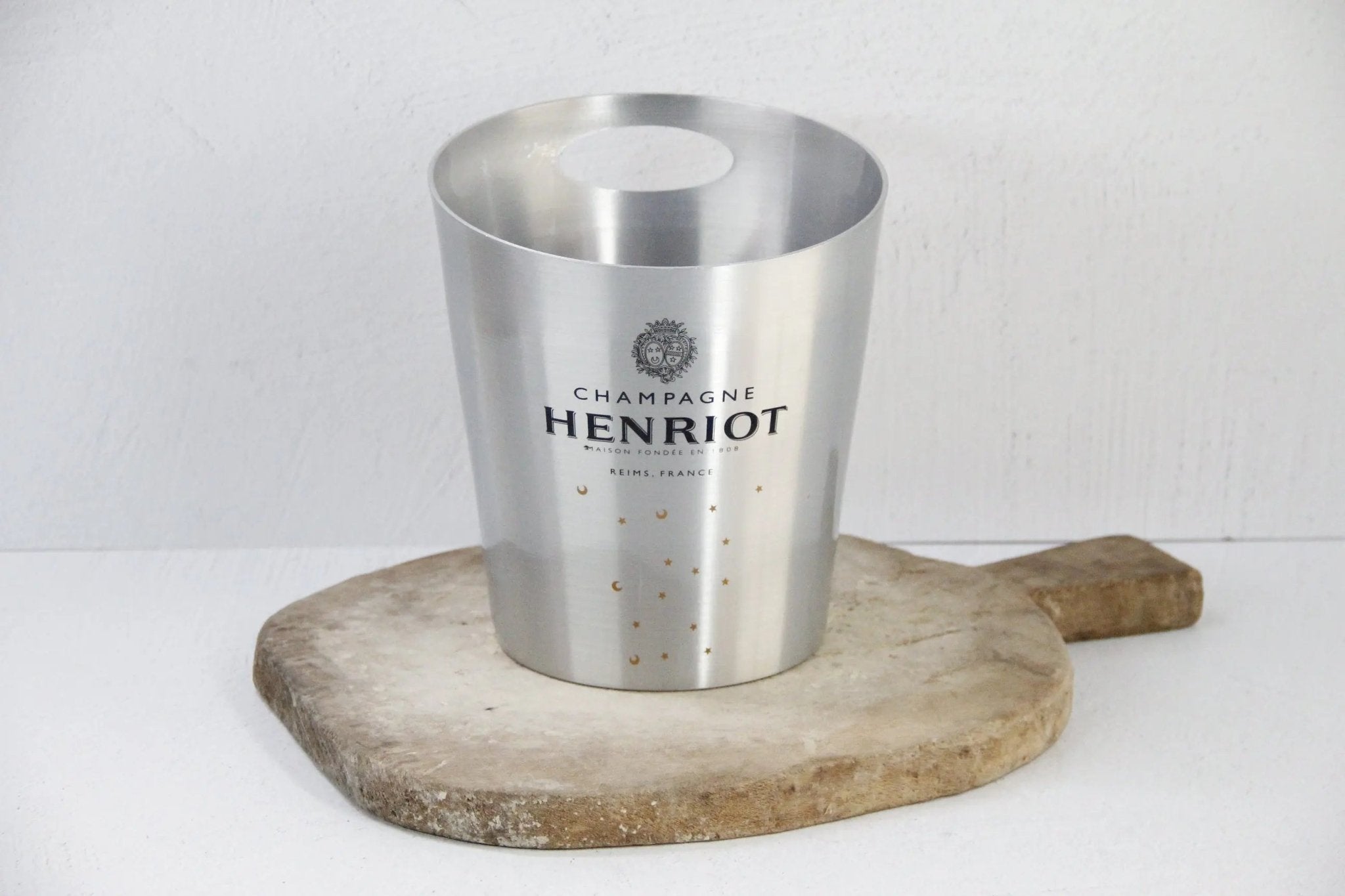 French Champagne Bucket Vintage-Henriot Wine Chiller - Debra Hall Lifestyle