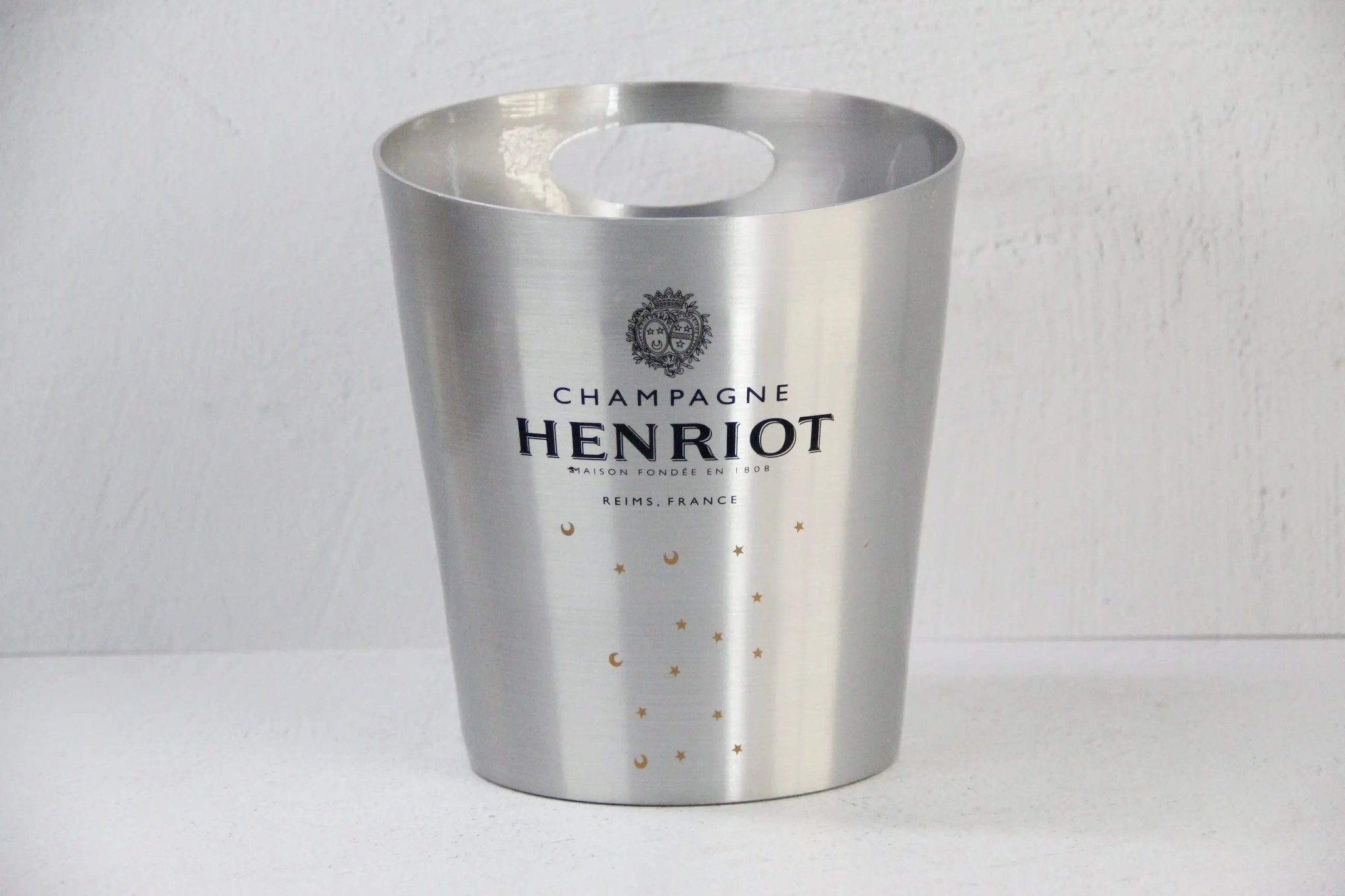 French Champagne Bucket Vintage-Henriot Wine Chiller - Debra Hall Lifestyle