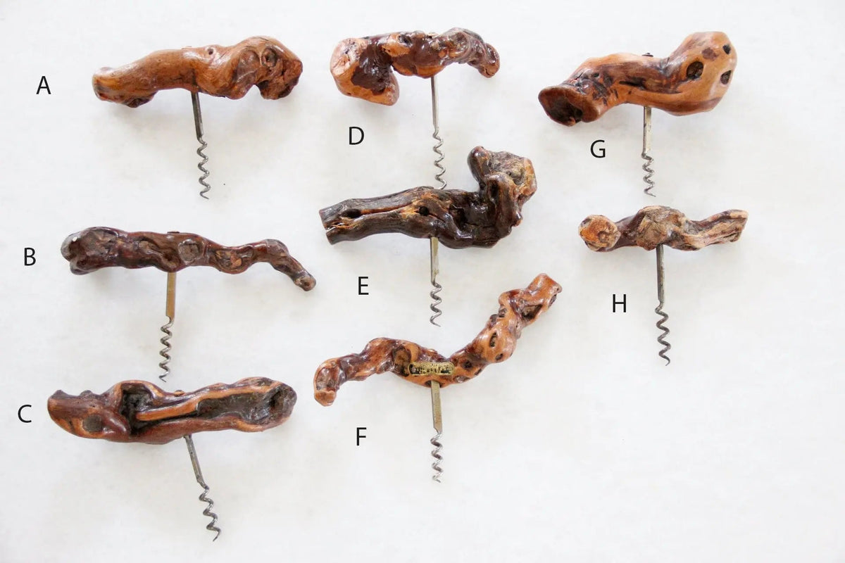 French Corkscrew | Vintners Grapevine Bottle Pull Assorted - Debra Hall Lifestyle