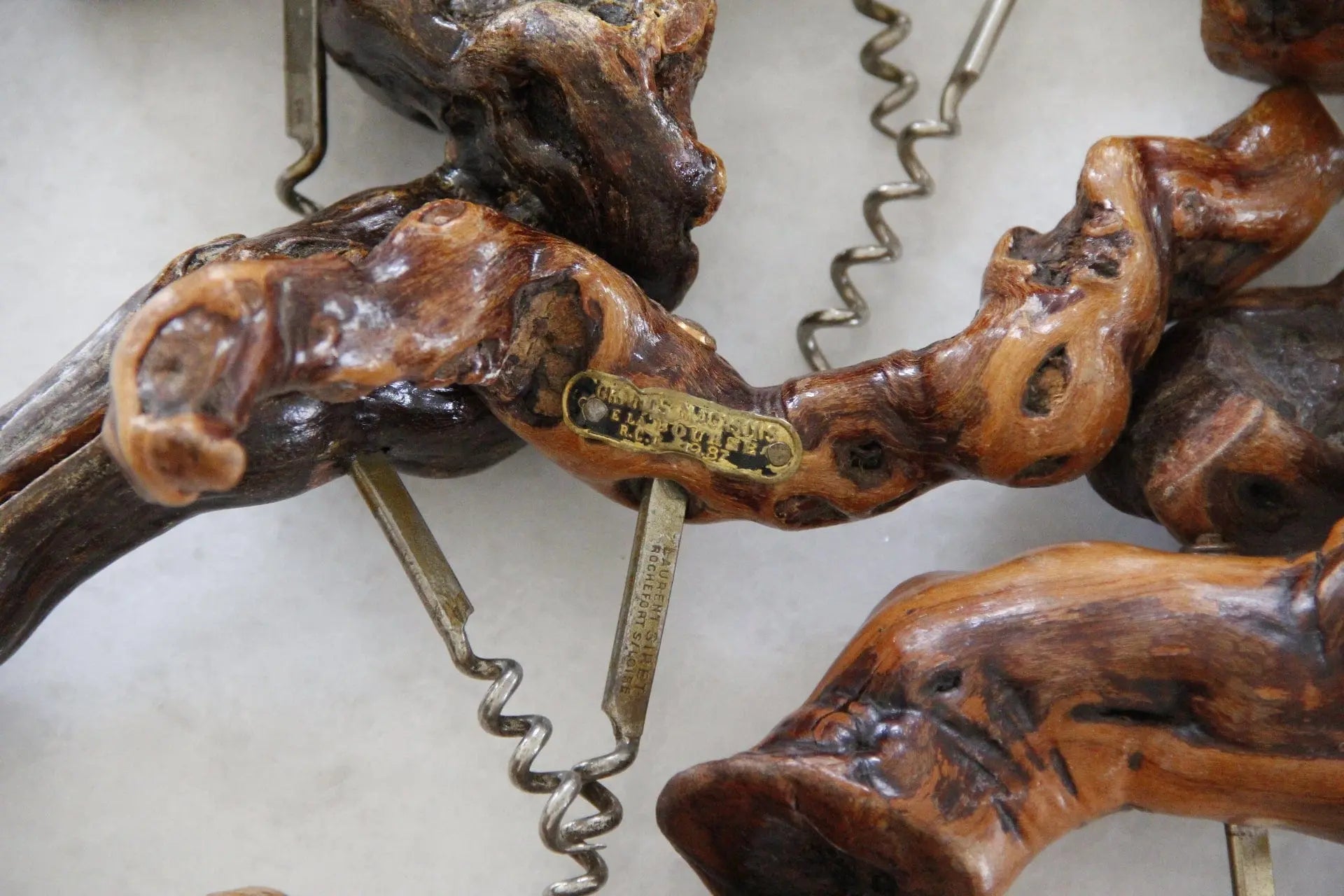 French Corkscrew | Vintners Grapevine Bottle Pull Assorted - Debra Hall Lifestyle