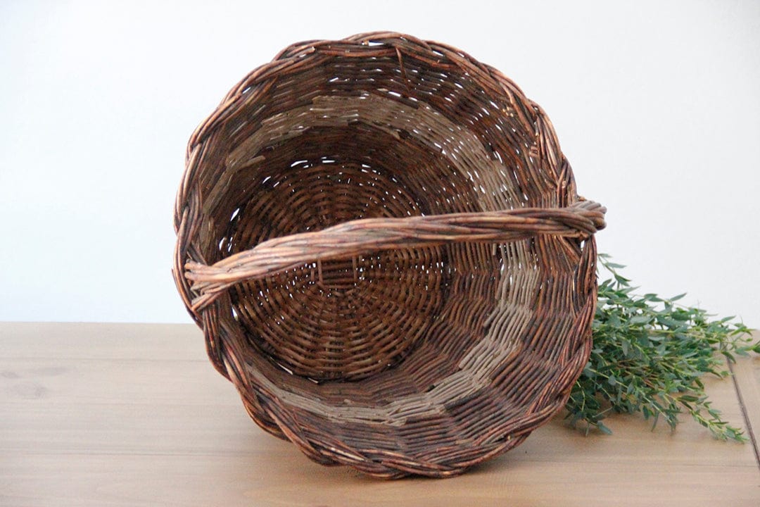 French Harvest Basket | Twig Basket Basket