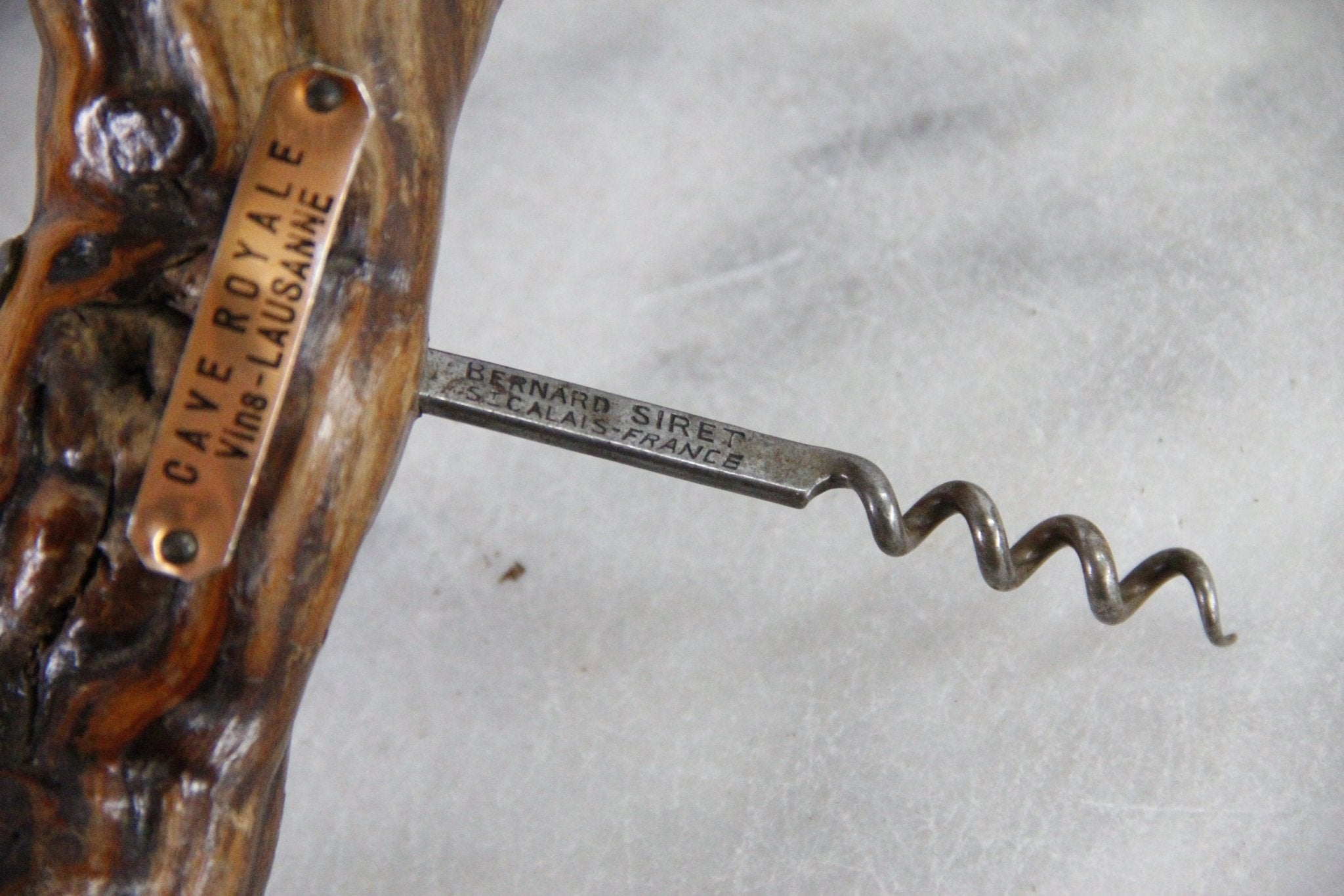 French Wine Opener Corkscrew | Large Bernard Siret Grapevine - Debra Hall Lifestyle