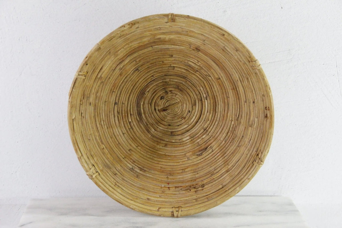 Gabriella Crespi Style Bowl | Pencil Reed Rattan - Debra Hall Lifestyle