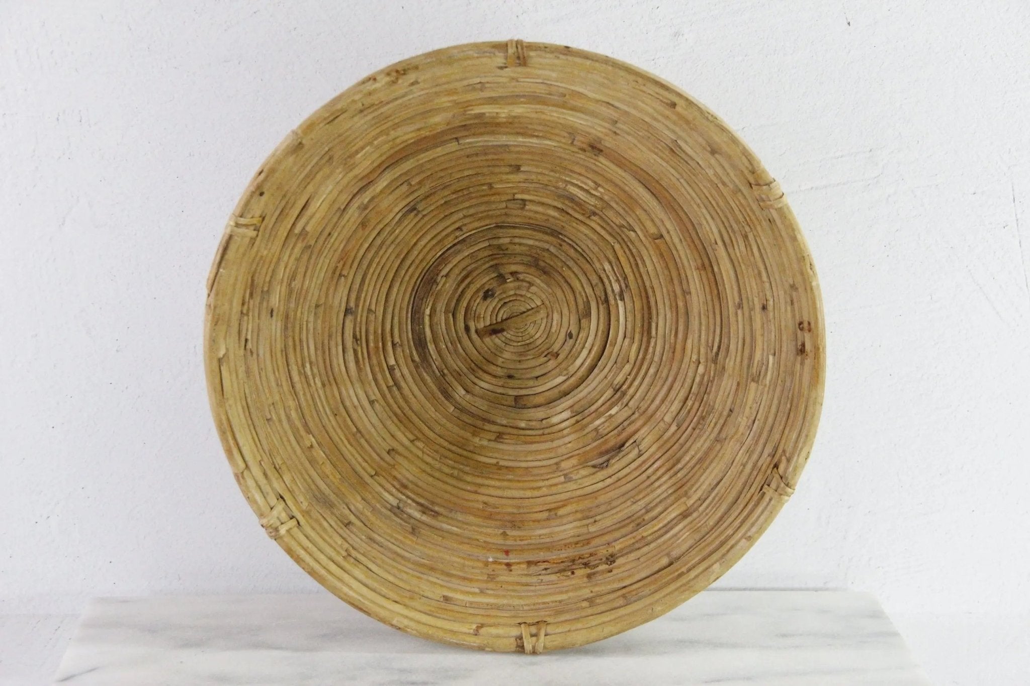 Gabriella Crespi Style Bowl | Pencil Reed Rattan - Debra Hall Lifestyle