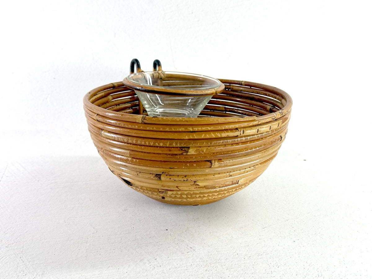 Gabriella Crespi Style Pencil Reed Chip & Dip Bowl | Stamped Italy - Debra Hall Lifestyle