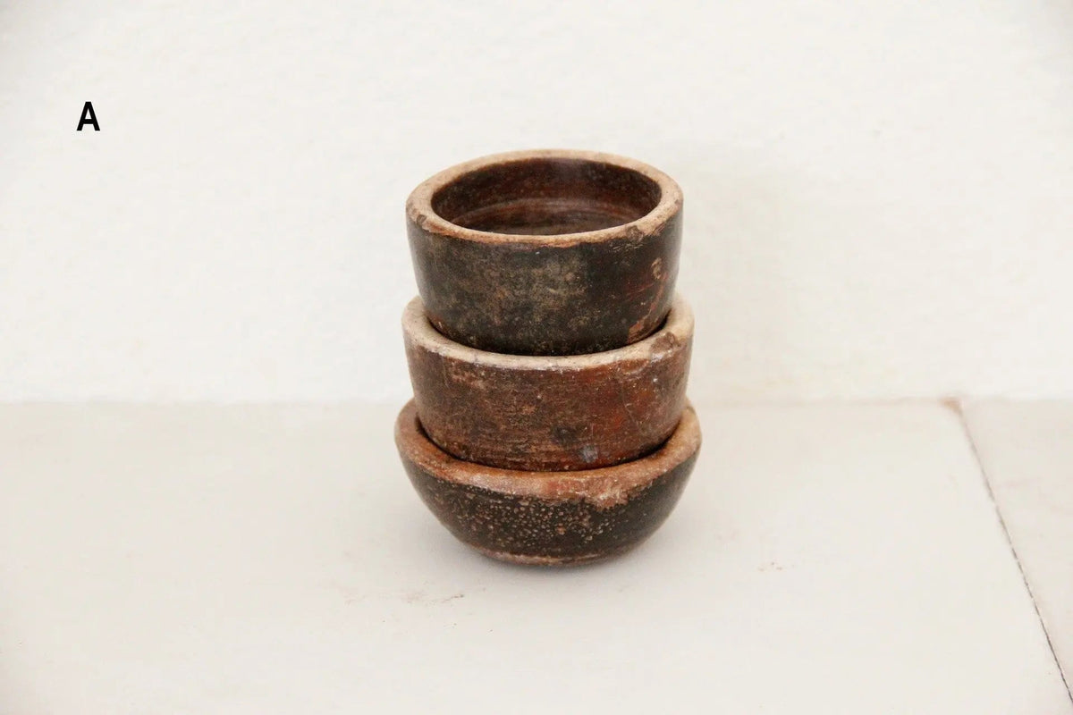 Hand Carved Stone Bowl | Indian Spice Dish Assorted - Debra Hall Lifestyle