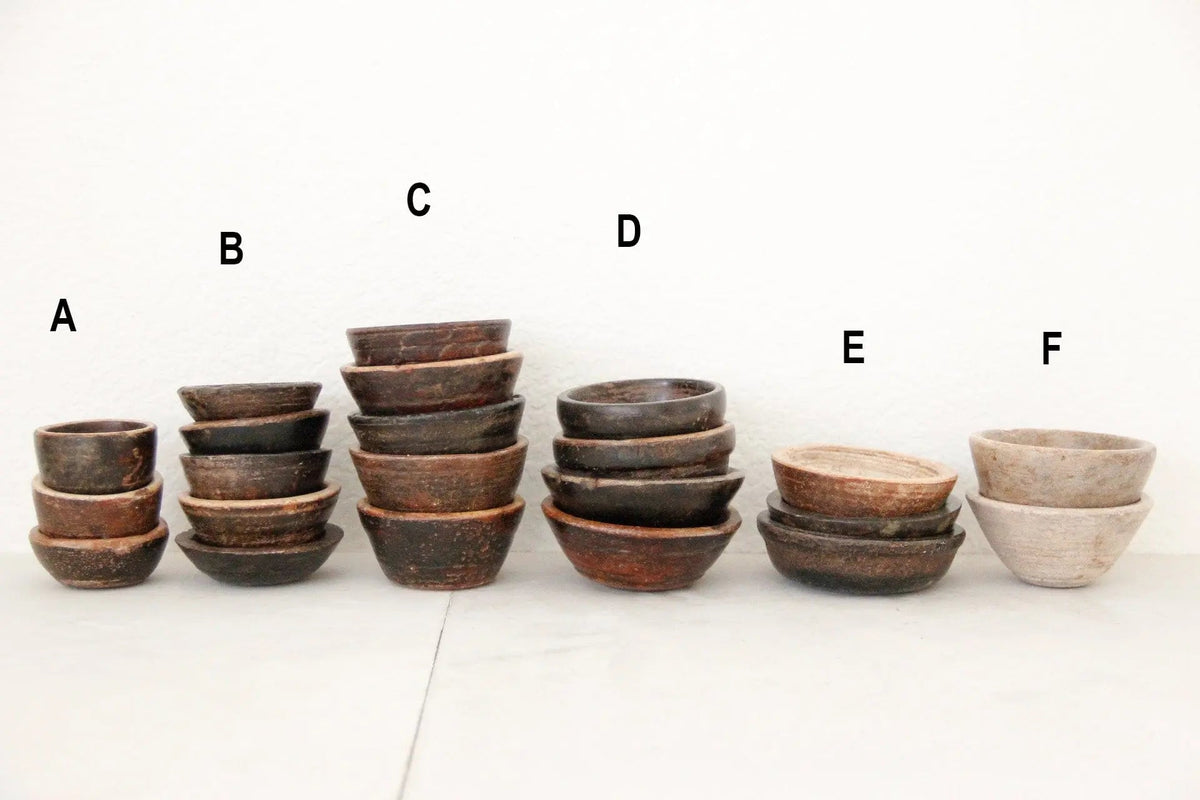 Hand Carved Stone Bowl | Indian Spice Dish Assorted - Debra Hall Lifestyle