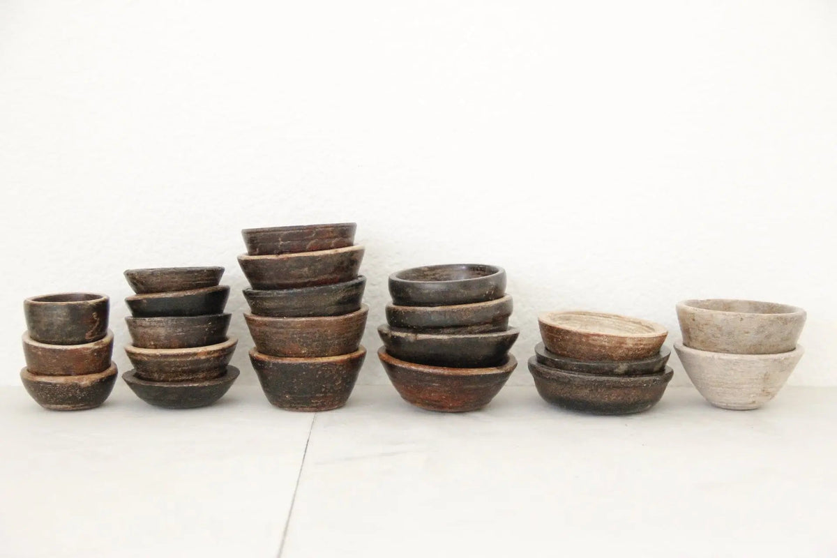 Hand Carved Stone Bowl | Indian Spice Dish Assorted - Debra Hall Lifestyle