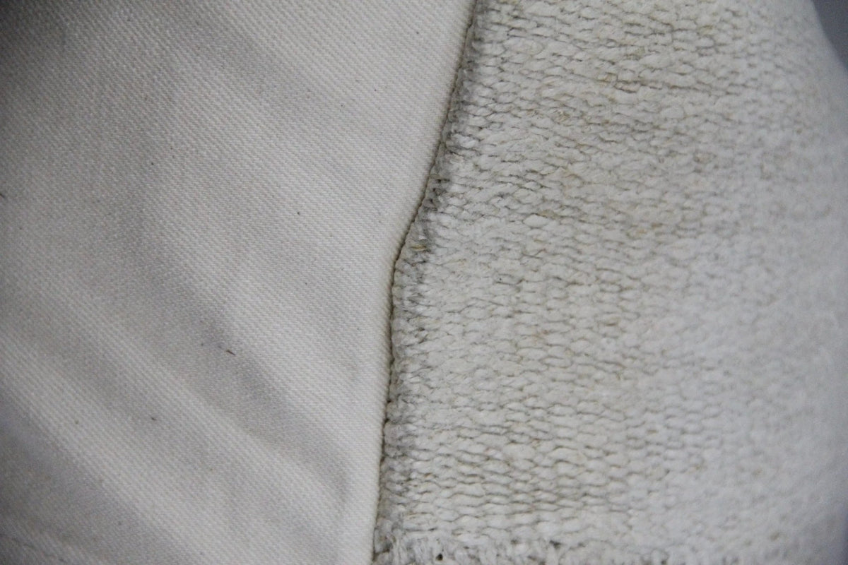 Hemp Pillow | 18" Vintage Turkish Kilim Textile Natural Cover - Debra Hall Lifestyle