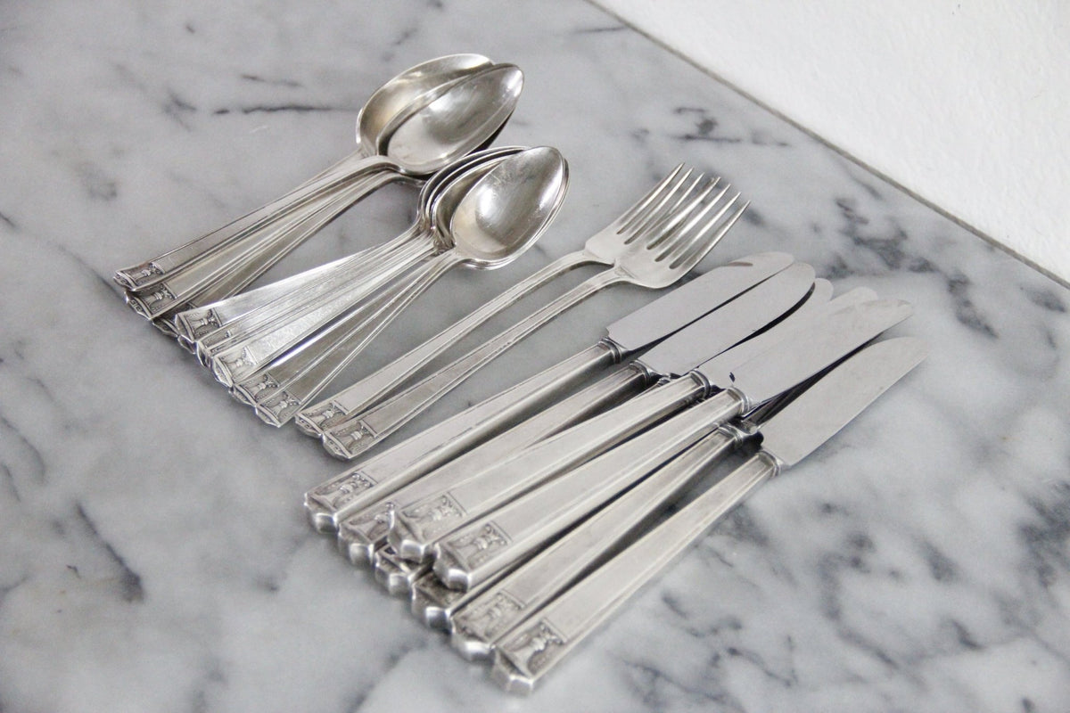 Holmes & Edwards Century Silverplate Flatware | 23 Piece Set - Debra Hall Lifestyle