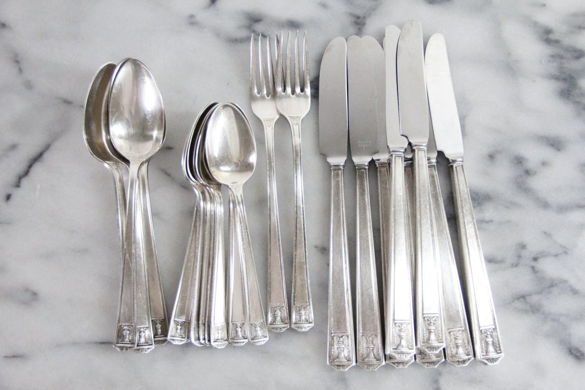 Holmes & Edwards Century Silverplate Flatware | 23 Piece Set - Debra Hall Lifestyle