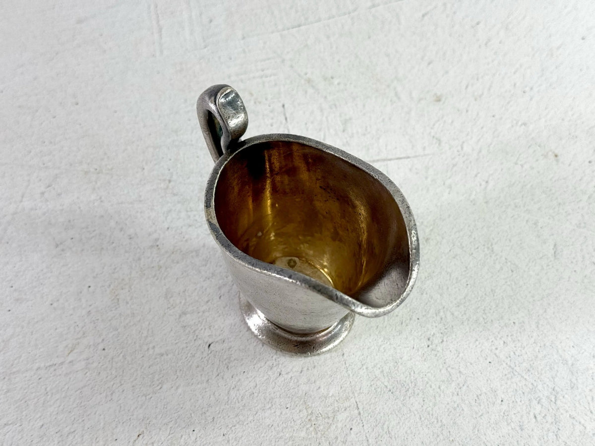 Hotel Silver Creamer | Antique Wallace Individual Pitcher - Debra Hall Lifestyle