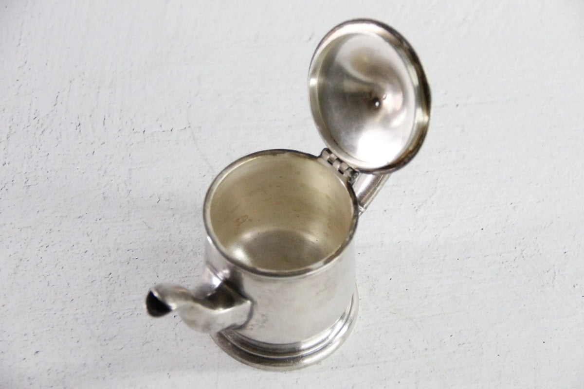 Hotel Silver Teapot Antique | St.Vincents Nickel Silver Soldered - Debra Hall Lifestyle
