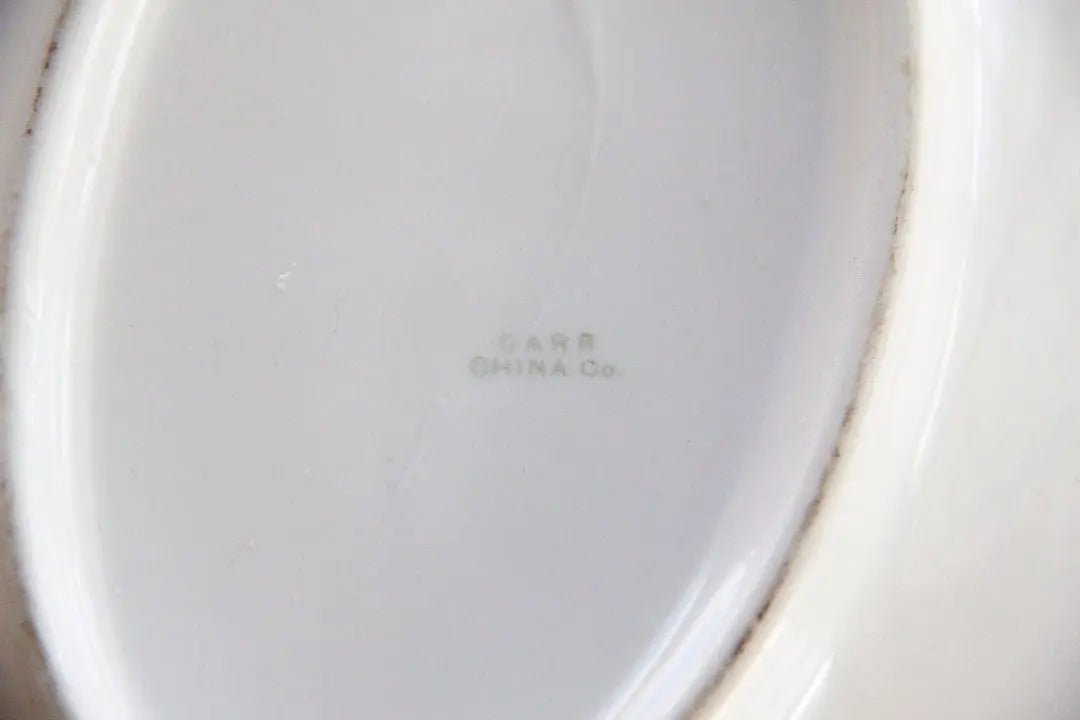 Ironstone Plate | Antique White Stamped Dinnerware - Debra Hall Lifestyle