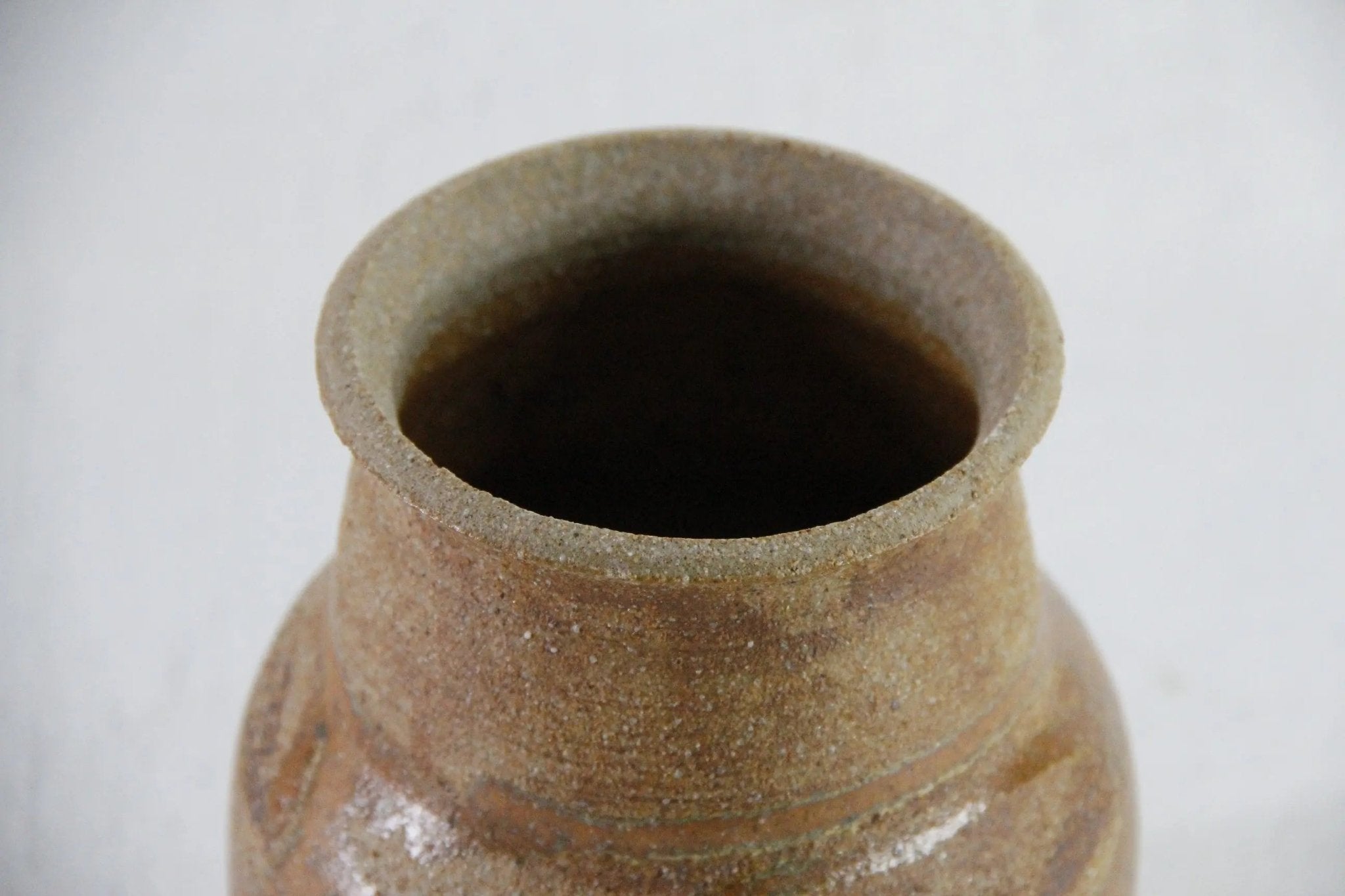 Lidded Jar Pottery Vintage | MCM Handmade Studio Art - Debra Hall Lifestyle