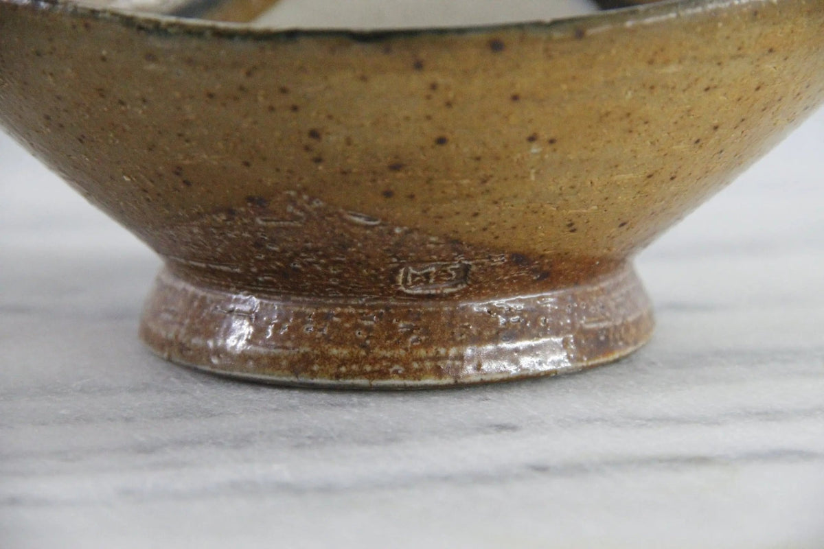 Michael Simons Pottery | Salt Glazed Stoneware Bowl - Debra Hall Lifestyle