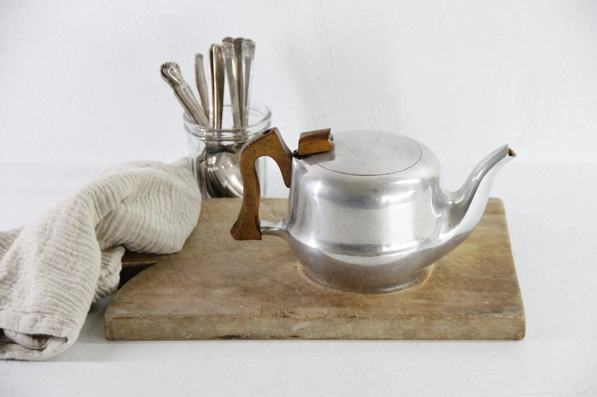 Mid-Century Modern Tea Kettle England | Picquot Ware - Debra Hall Lifestyle
