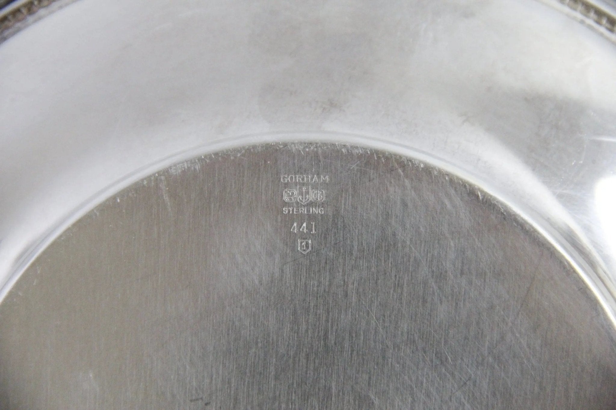Midcentury Sterling Silver Tray Gorham Reticulated 8 Troy Oz - Debra Hall Lifestyle