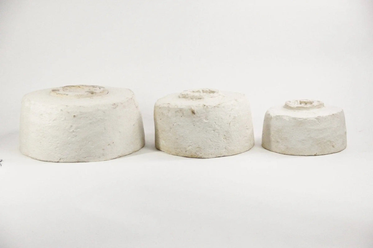 Papier Mâché Bowl | Off-White Modern Shape-Assorted - Debra Hall Lifestyle