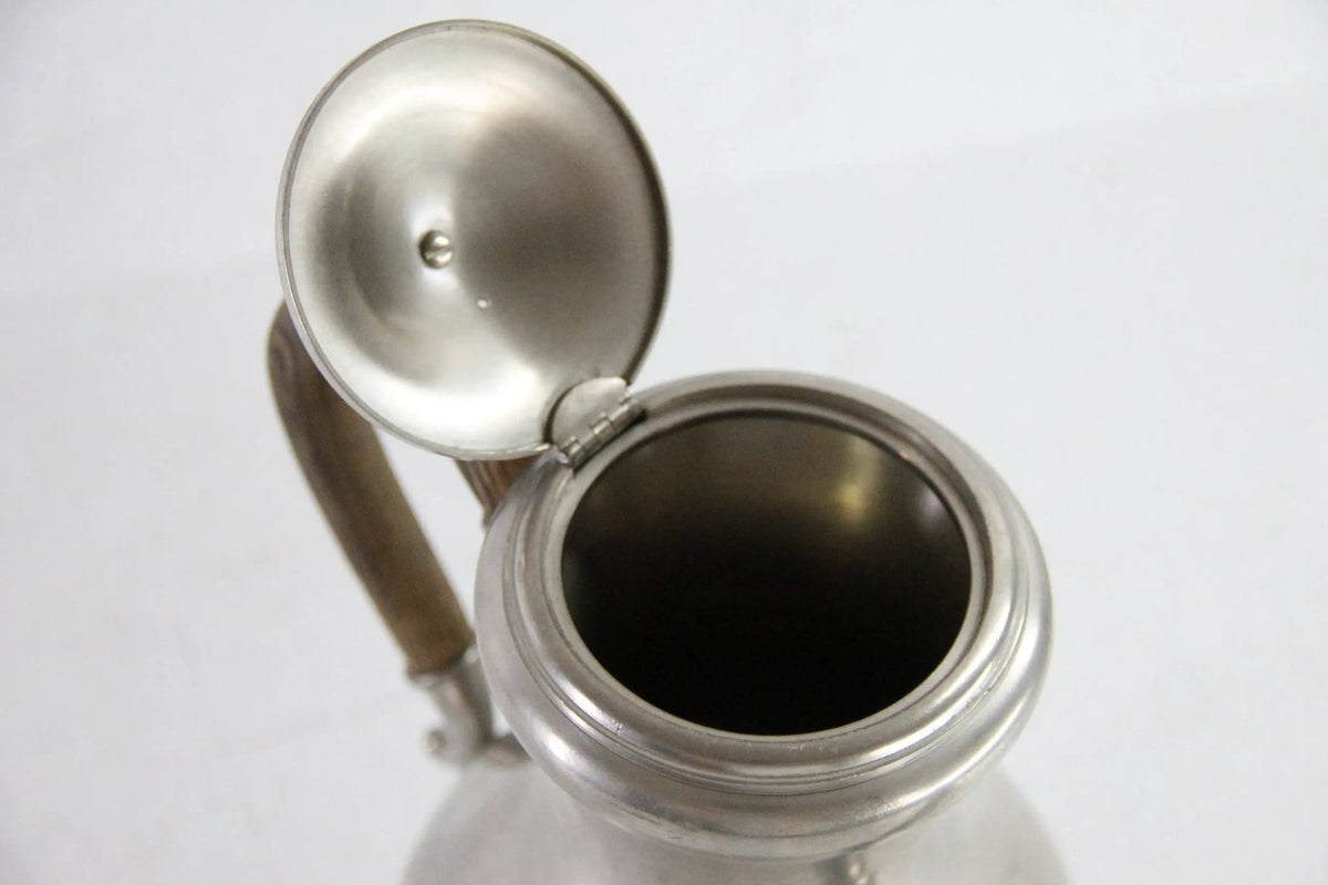 Pewter Coffee Pot by Royal Holland | Midcentury Modern Design - Debra Hall Lifestyle