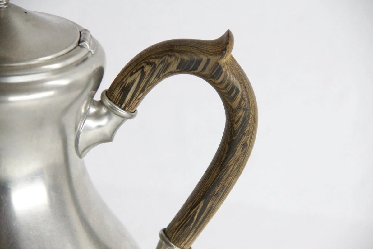 Pewter Coffee Pot by Royal Holland | Midcentury Modern Design - Debra Hall Lifestyle