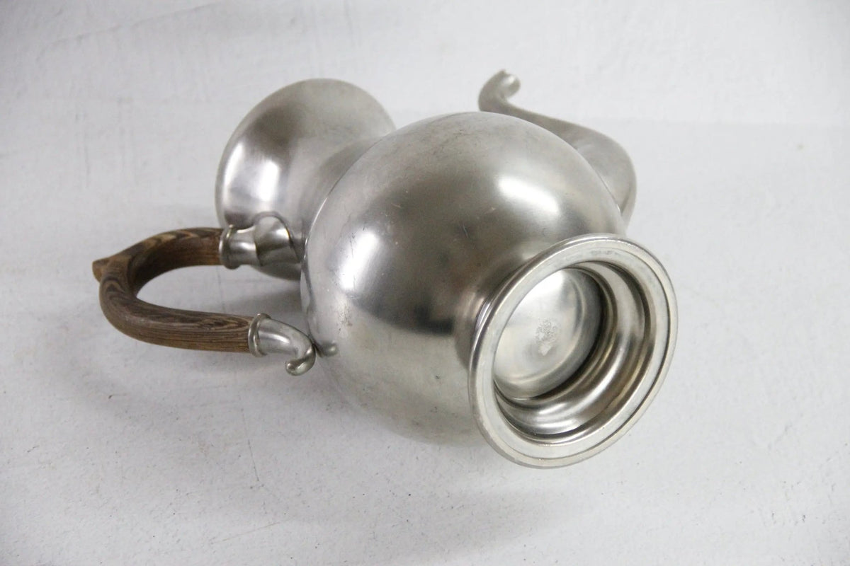 Pewter Coffee Pot by Royal Holland | Midcentury Modern Design - Debra Hall Lifestyle