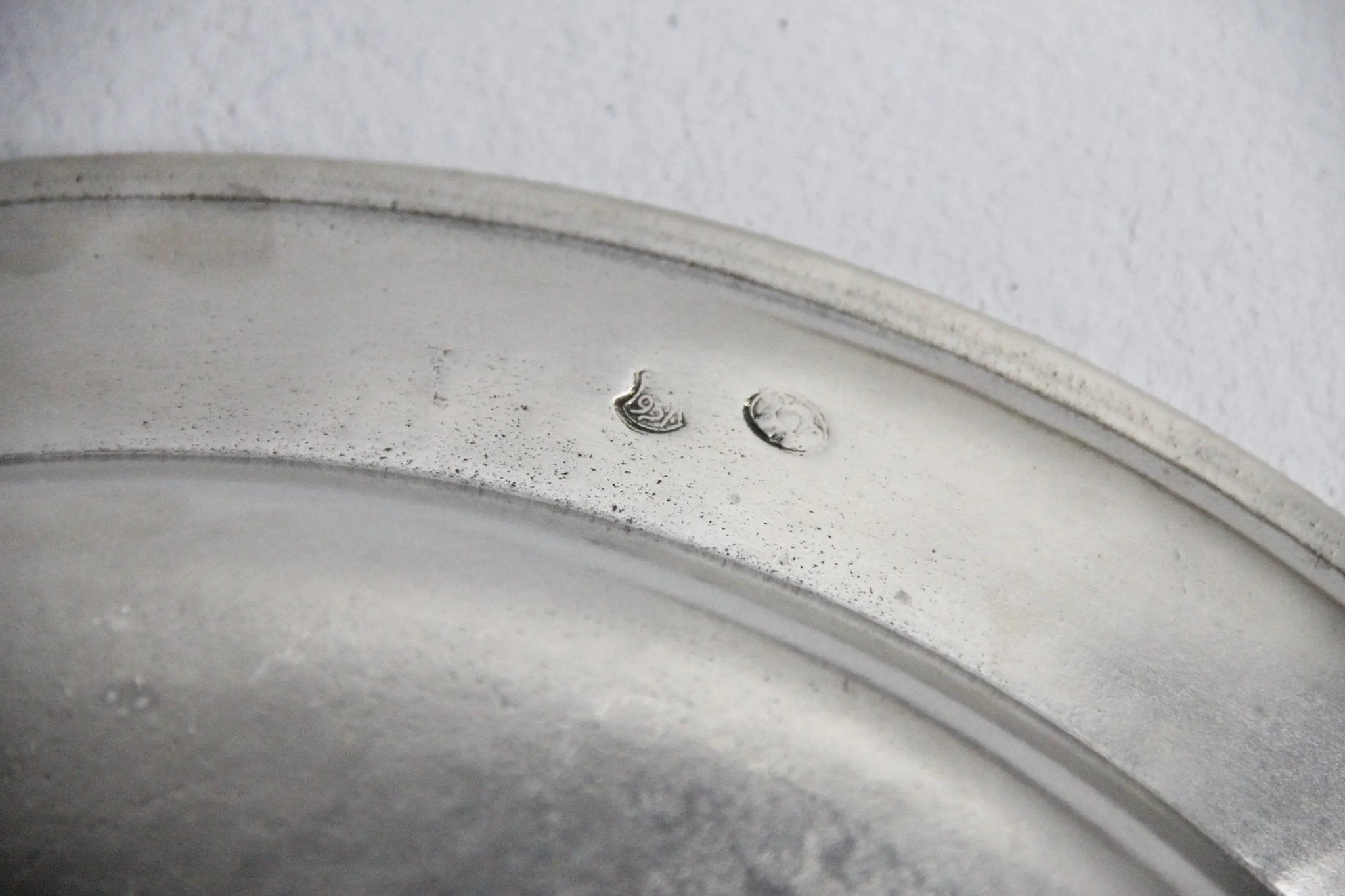 Pewter Platter | Italian Deep Round Serving Tray Hand Crafted - Debra Hall Lifestyle