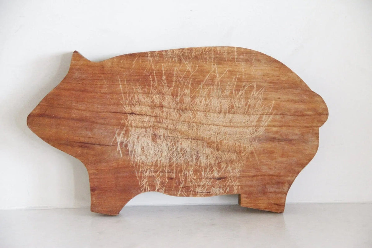 Pig Cutting Board | Vintage - Debra Hall Lifestyle