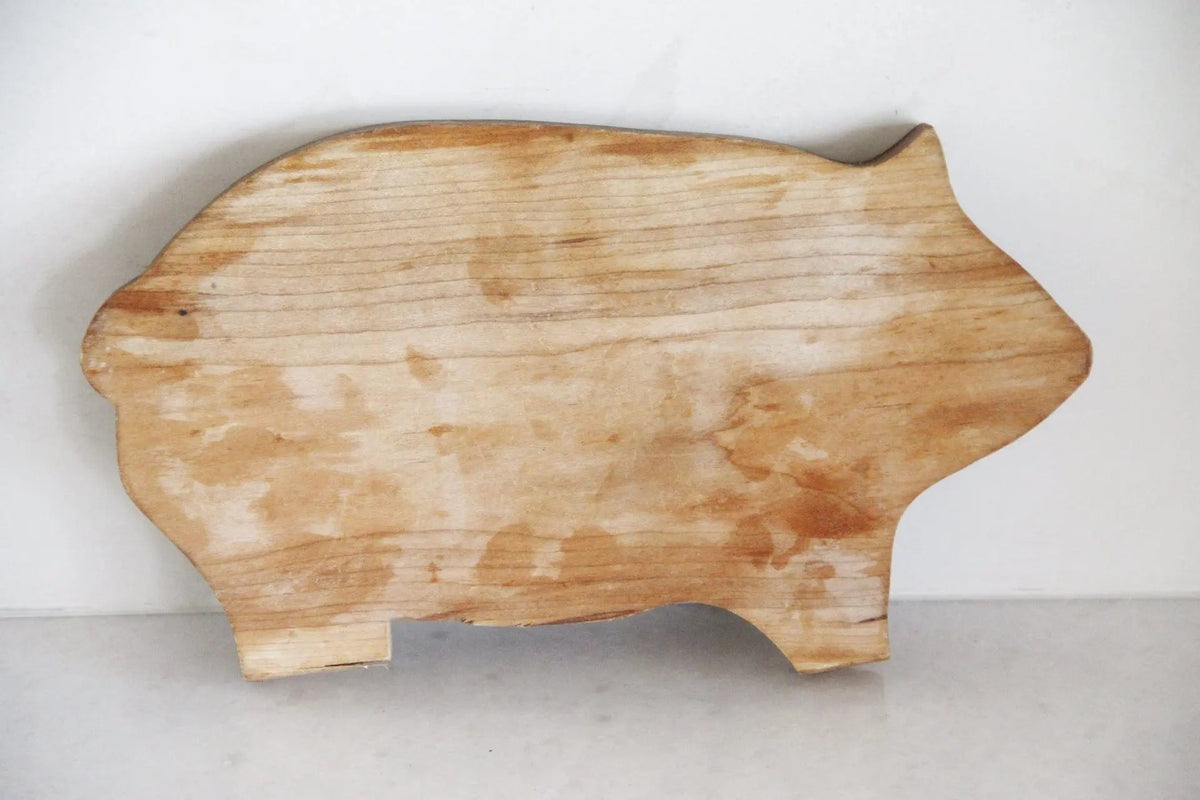 Pig Cutting Board | Vintage - Debra Hall Lifestyle