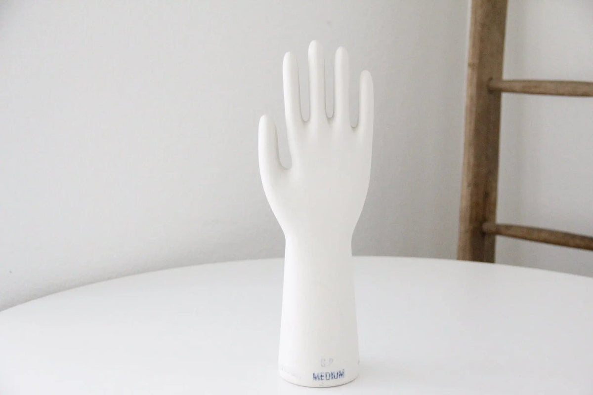 Porcelain Glove Mold | Matte Porcelain - Debra Hall Lifestyle