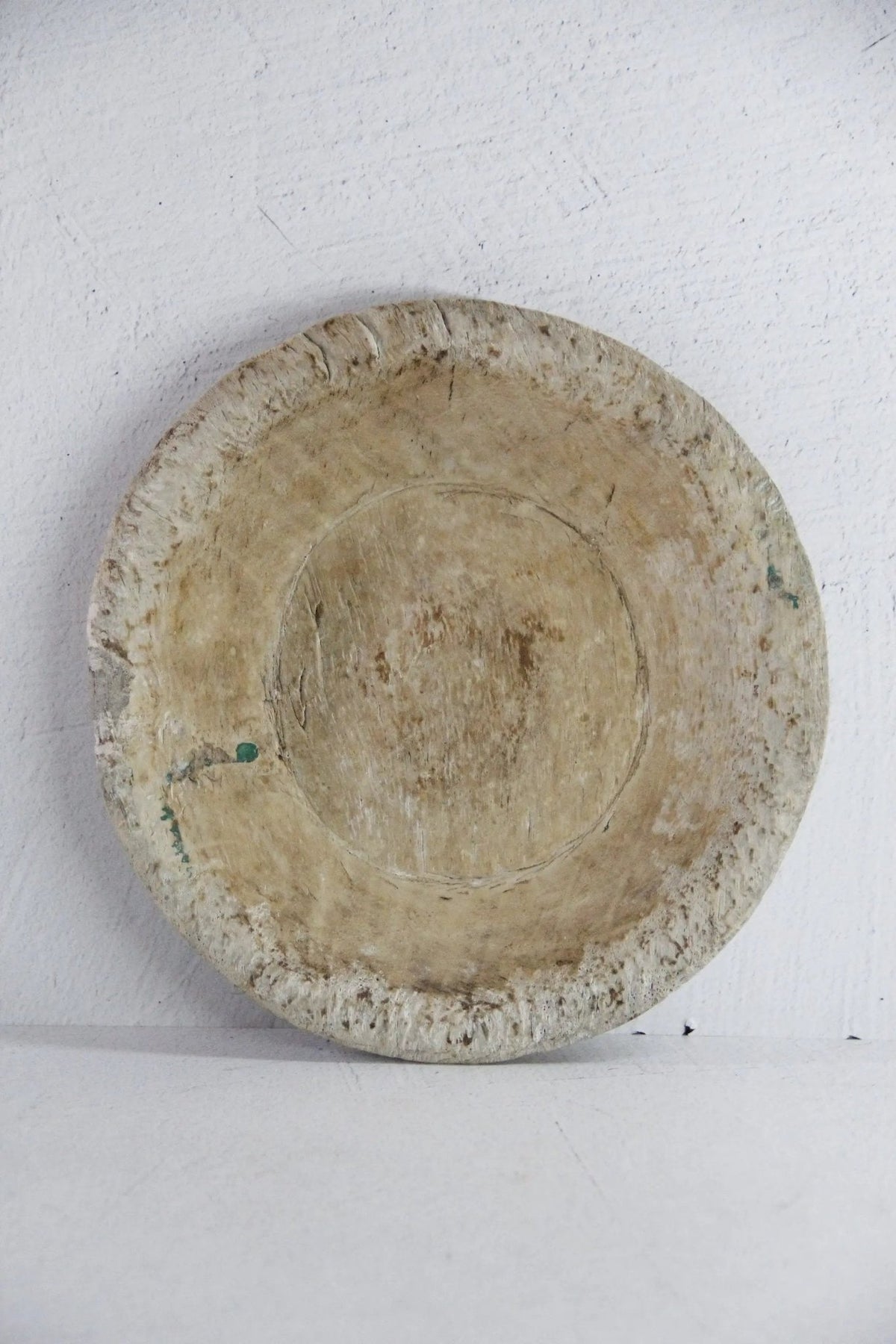 Primitive Wood Bowl | Antique Hand Carved Catchall Tray - Debra Hall Lifestyle