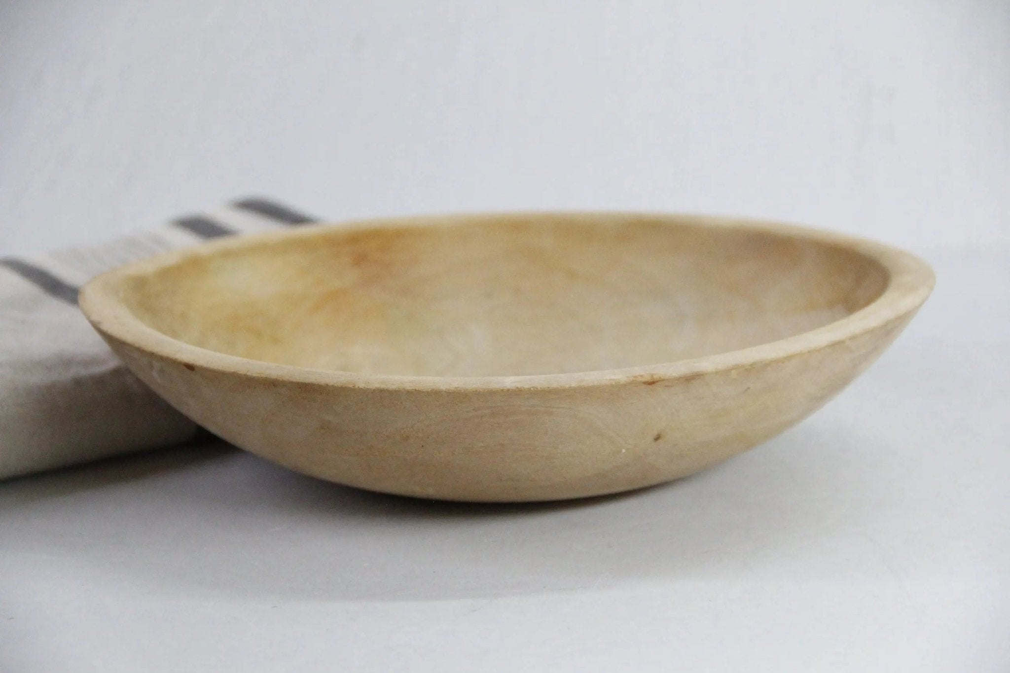 Primitive Wood Bowl | Hand Turned Americana Colonial - Debra Hall Lifestyle