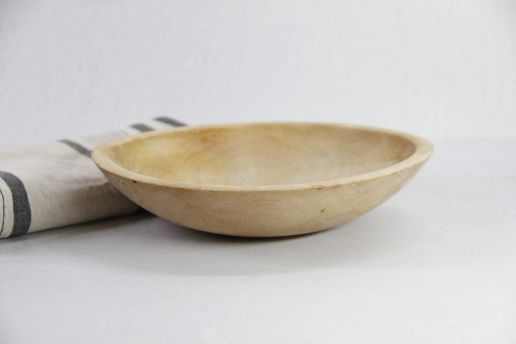 Primitive Wood Bowl | Hand Turned Americana Colonial - Debra Hall Lifestyle
