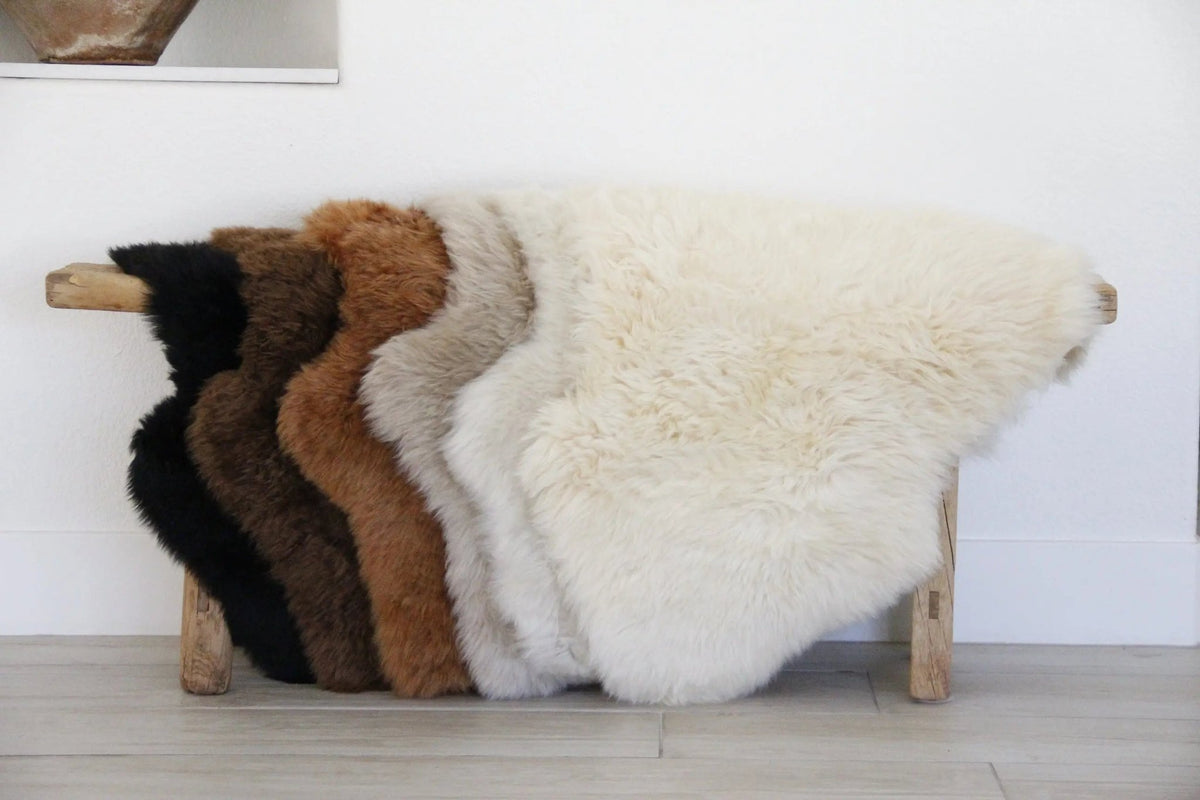 Sheepskin Pelt | Authentic Luxury Throw/Rug-Assorted - Debra Hall Lifestyle